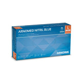 ARNOMED Nitril Blue Einmalhandschuhe, puderfrei, blau L / Packung (100 Stück)