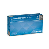 ARNOMED Nitril Blue Einmalhandschuhe, puderfrei, blau XXL / Packung (90 Stück)