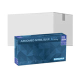 ARNOMED Nitril Blue XTRA STRONG Einmalhandschuhe, puderfrei, blau XL / Karton (10 Packungen × 100 Stück)