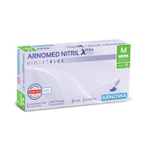 ARNOMED Nitril XTRA PURE Einmalhandschuhe, puderfrei, violett 1 Packung (100 Stück), M