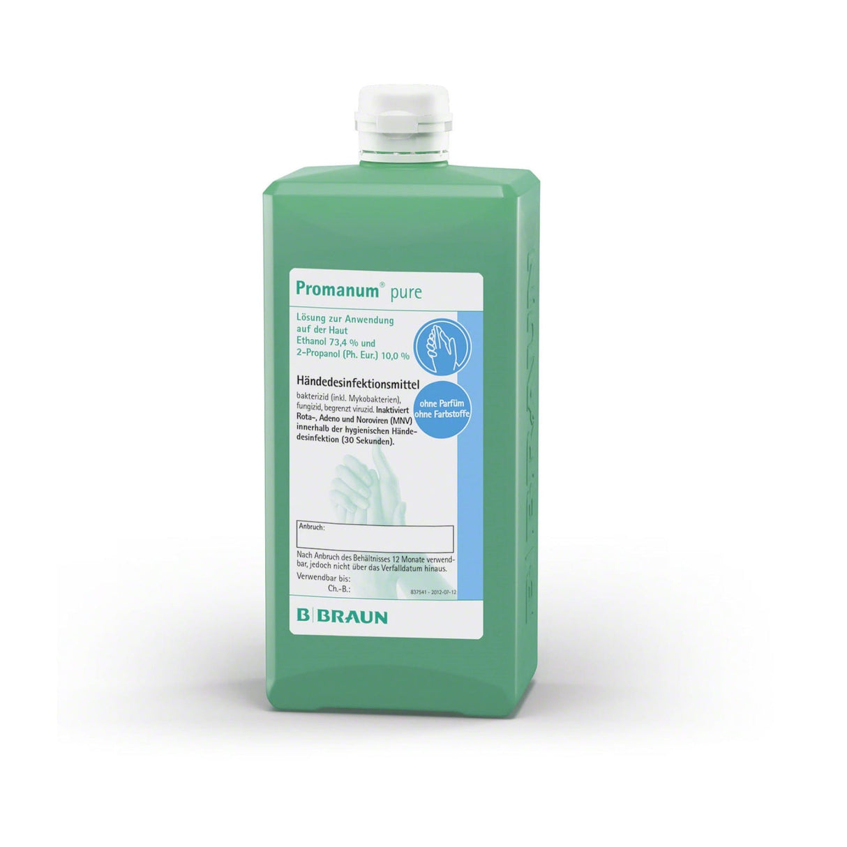 B. Braun Promanum® pure Händedesinfektionsmittel 1000 ml Flasche