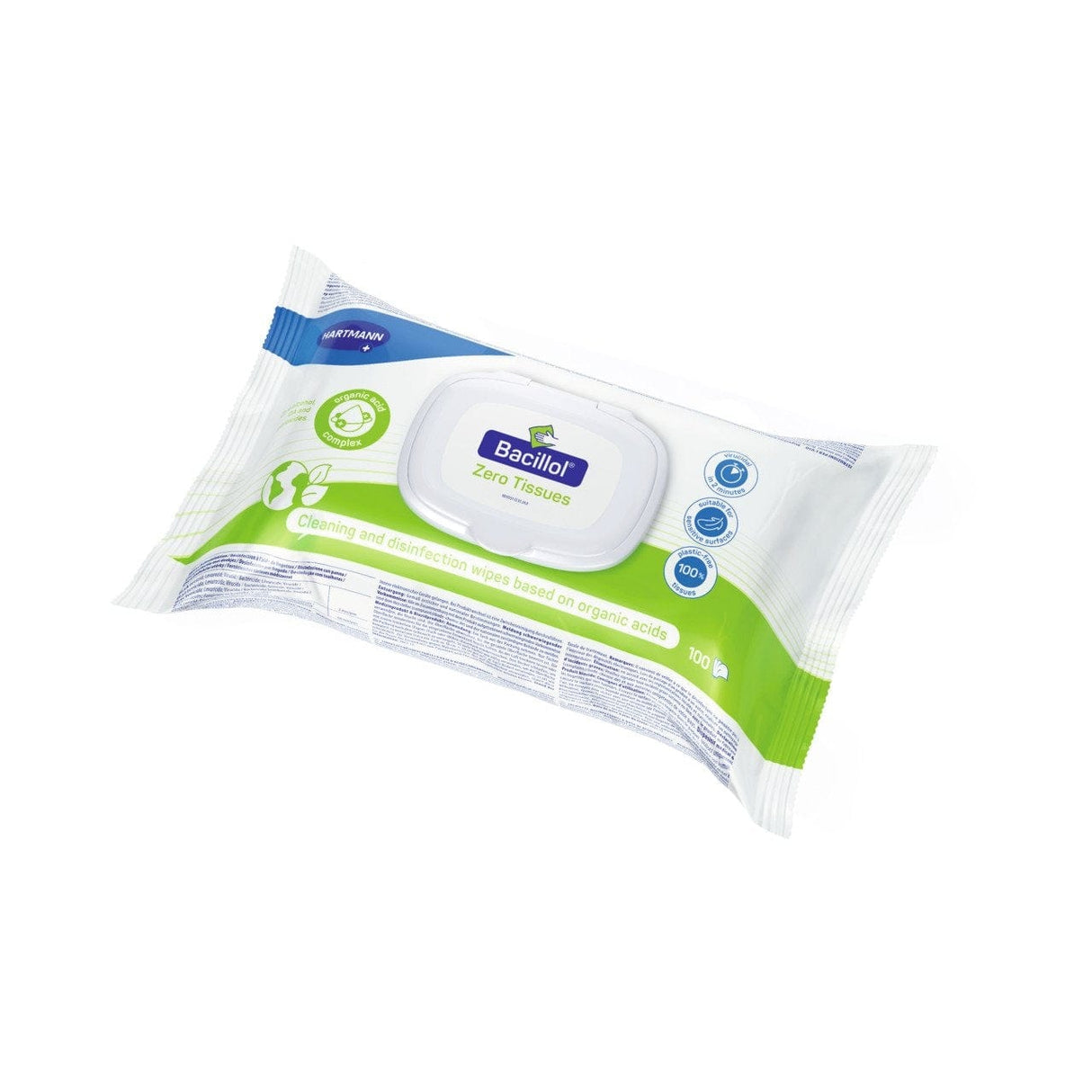 Bacillol Zero Tissues Flächendesinfektionstücher Variante: 100 Tücher FlowPack 20 x 17 cm