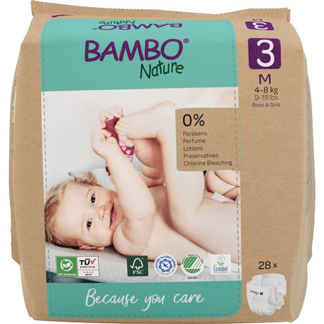Bambo® Nature Windeln, Größe 3, 4 - 8 kg