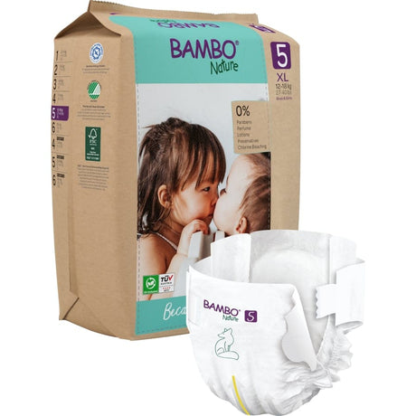 Bambo® Nature Windeln, Größe 5, 12 - 18 kg