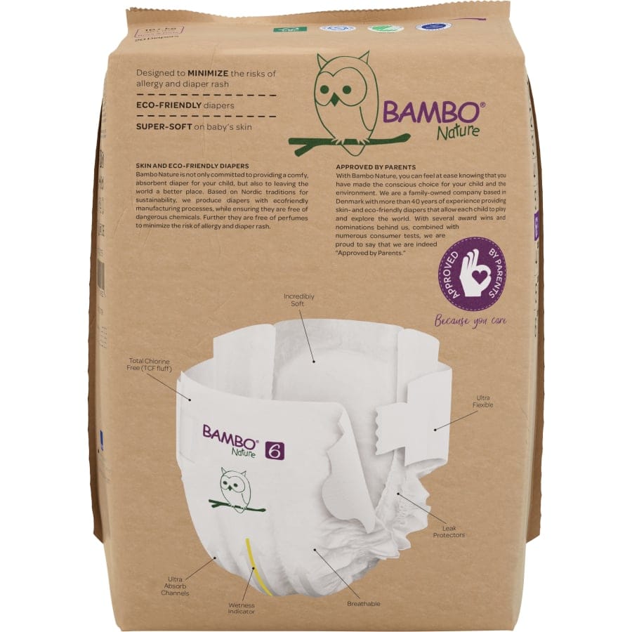 Bambo® Nature Windeln, Größe 6, 16+ kg