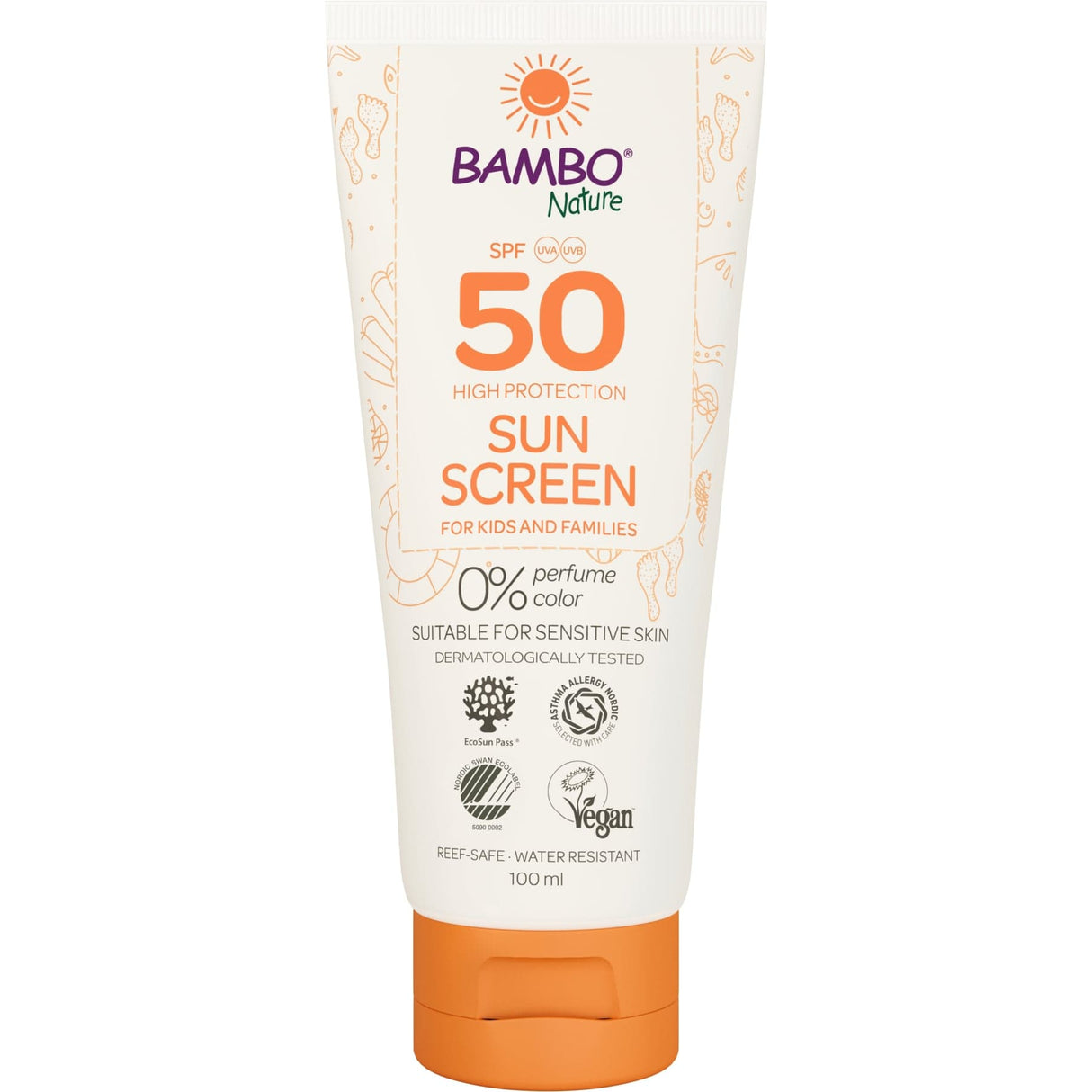 Bamboo® Nature Sonnencreme LSF 50, 23 % Lipide 100 ml Tube