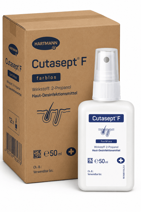 Bode Cutasept F Hautantiseptikum gebrauchsfertig Hautdesinfektion 1 Karton = 50 x 50 ml - Flasche