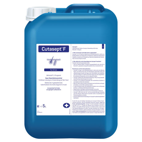 Bode Cutasept F Hautantiseptikum gebrauchsfertig Hautdesinfektion 5 Liter - Kanister
