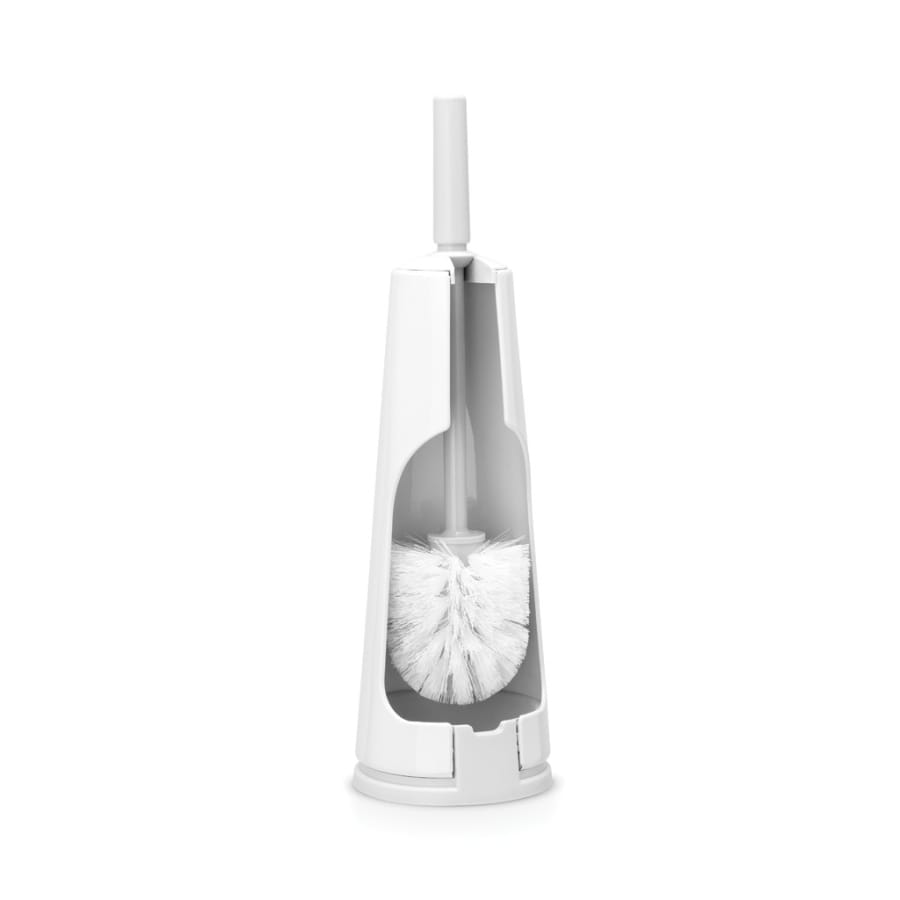 Brabantia Classic Toilettenbürstengarnitur mit Halter, 42 cm weiß