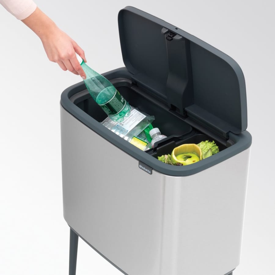 Brabantia Bo Touch Bin Abfalleimer, 11 + 23 Liter