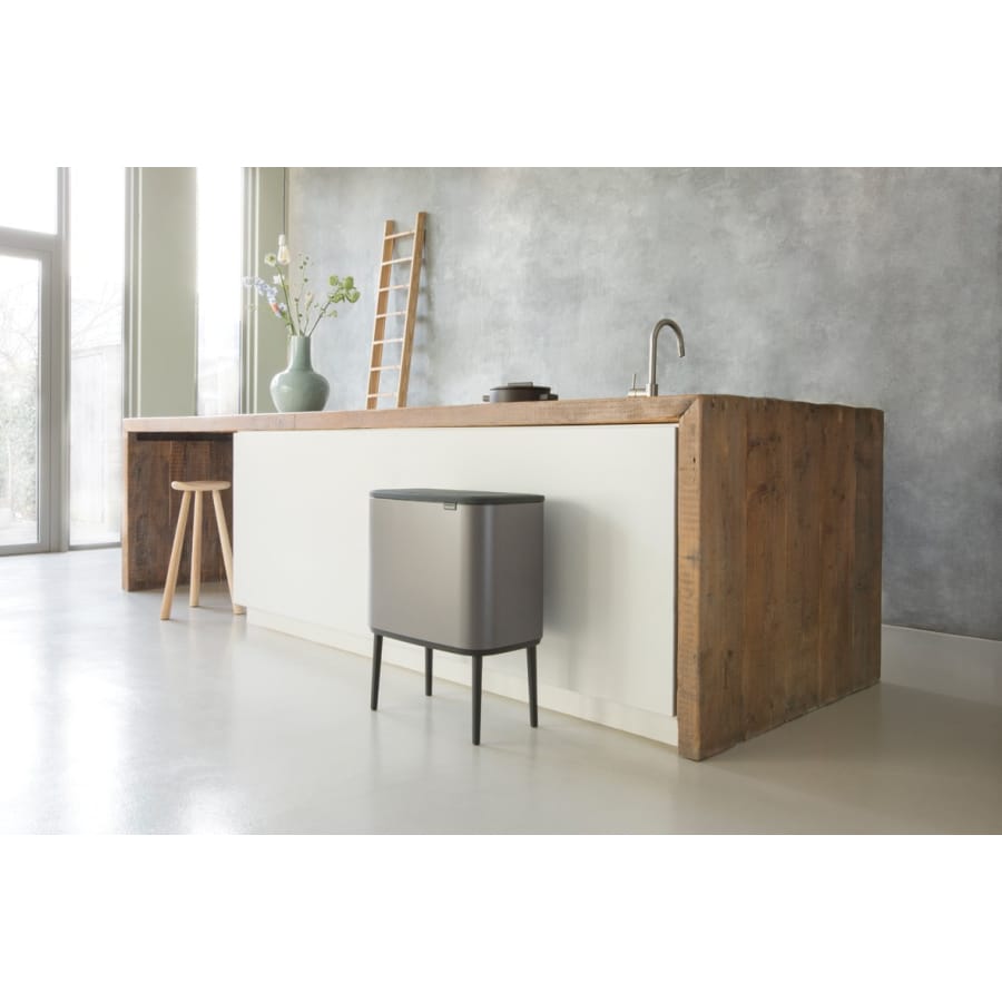 Brabantia Bo Touch Bin Abfalleimer, 11 + 23 Liter