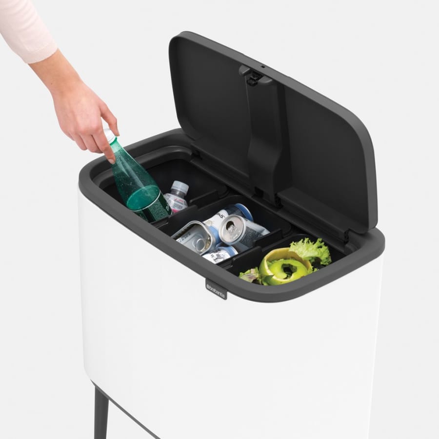 Brabantia Bo Touch Bin Abfalleimer, 3 x 11 Liter