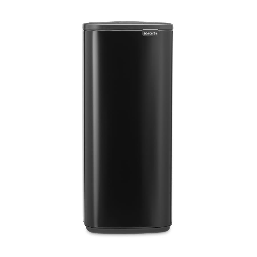 Brabantia Bo Touch Bin Abfalleimer mit Soft-Touch-Öffnung, 30 Liter matt black