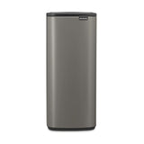 Brabantia Bo Touch Bin Abfalleimer mit Soft-Touch-Öffnung, 30 Liter platinum