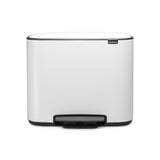Brabantia Bo Treteimer, 11 + 23 Liter weiß