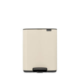 Brabantia Bo Treteimer, 12 Liter soft beige