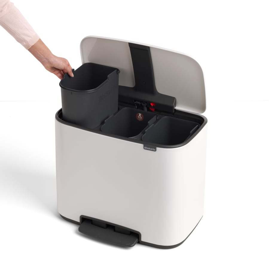 Brabantia Bo Treteimer, 3 x 11 Liter