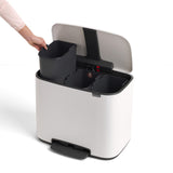 Brabantia Bo Treteimer, 3 x 11 Liter