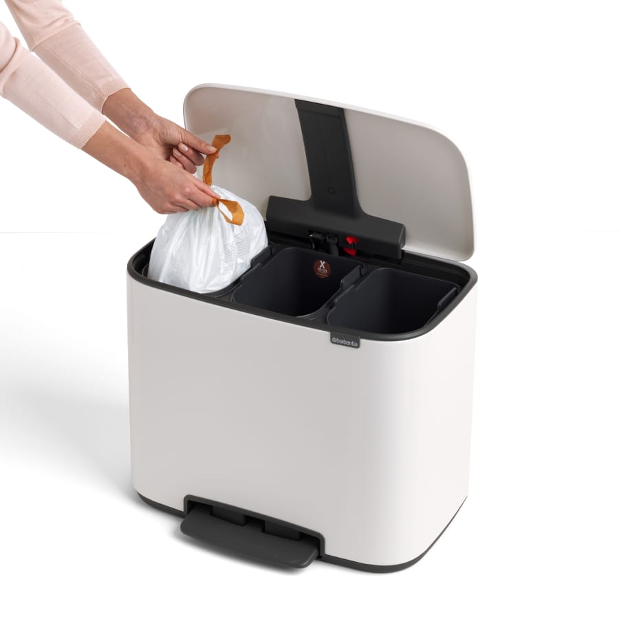 Brabantia Bo Treteimer, 3 x 11 Liter