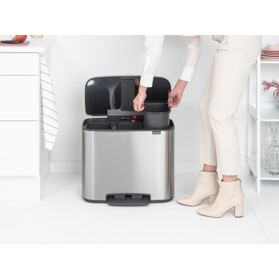 Brabantia Bo Treteimer, 3 x 11 Liter