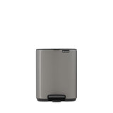 Brabantia Bo Treteimer, 7 Liter platinum