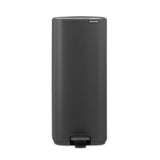 Brabantia Bo Treteimer mit Pedal, 30 Liter mineral infinite grey
