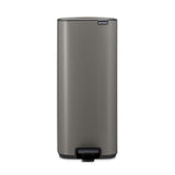 Brabantia Bo Treteimer mit Pedal, 30 Liter platinum