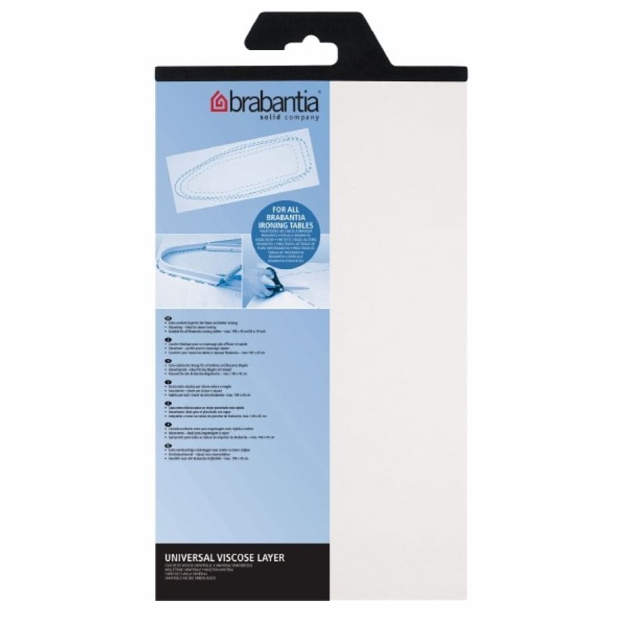 Brabantia Bügeltisch-Auflage Größe E, 135 x 49 cm, Viskose, weiß