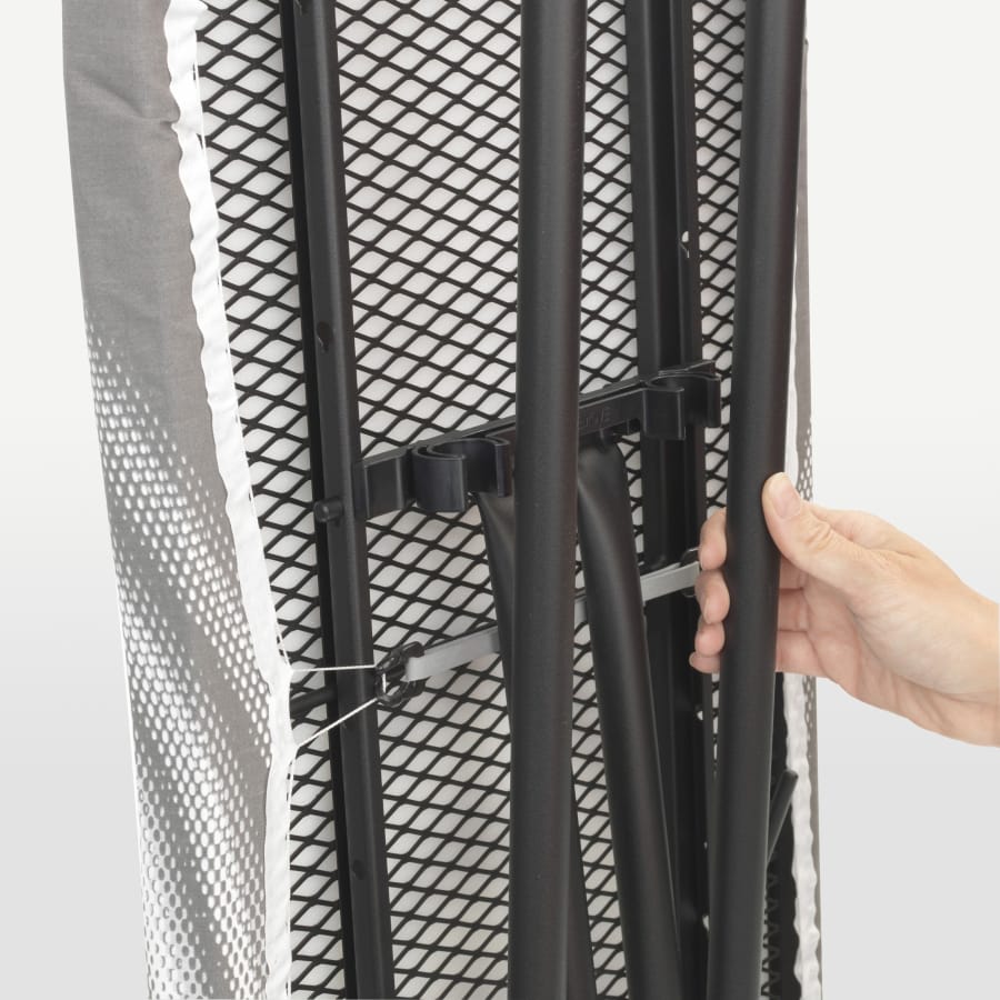 Brabantia Bügeltisch Größe B, 124 x 38 cm, Streckmetall, 4 Arbeitshöhen