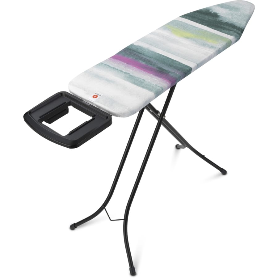 Brabantia Bügeltisch Solide Größe B, 124 x 38 cm, 7 Arbeitshöhen, Kindersicherung