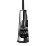 Brabantia Classic Toilettenbürstengarnitur mit Halter, 42 cm matt steel