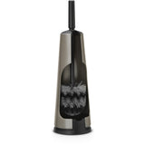 Brabantia Classic Toilettenbürstengarnitur mit Halter, 42 cm platinum