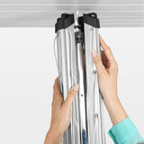 Brabantia Compact Wäschespinne, 40 Meter, mit Bodenhülse