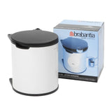 Brabantia Einbaueimer Built-in Bin, 15 Liter weiß