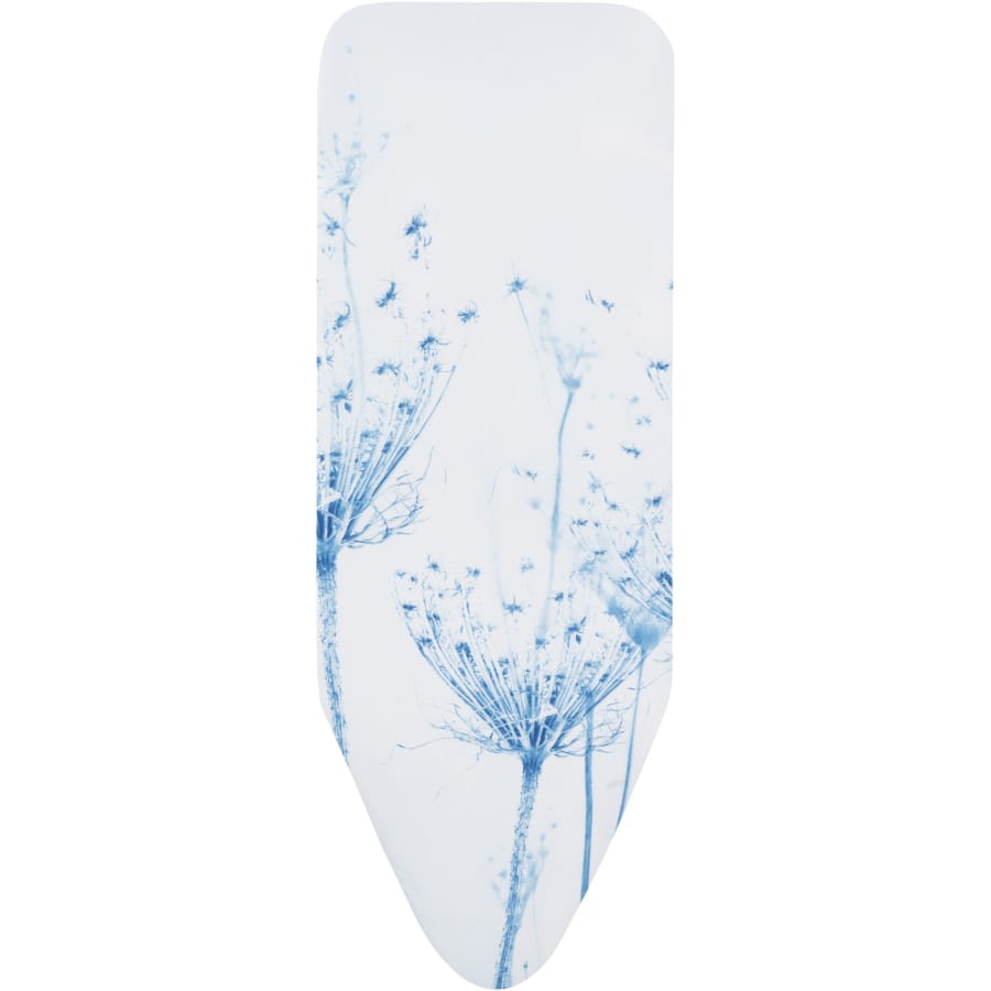 Brabantia Ersatz-Bügeltischbezug Größe C, 124 x 45 cm, Baumwolle, 2 mm Polster Cotton Flower