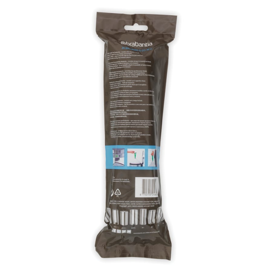 Brabantia (G) Müllbeutel, 30 Liter, auf Rolle