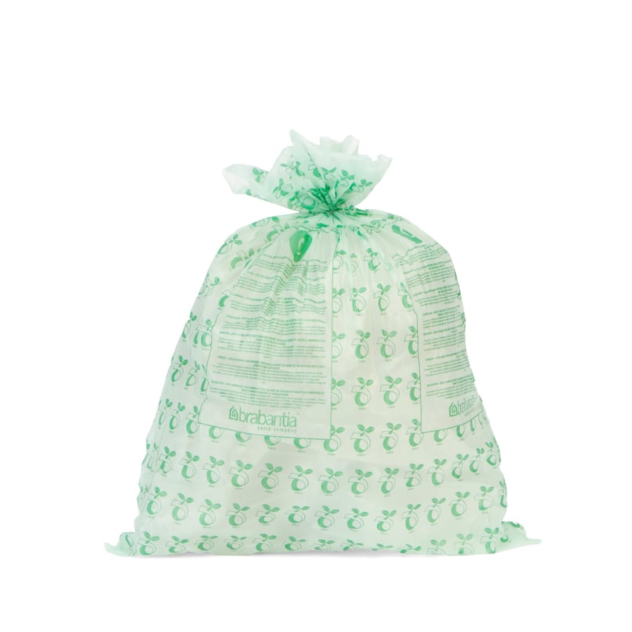Brabantia kompostierbare Müllbeutel, 12 Liter, Code C und K (Twin Bin)