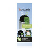 Brabantia kompostierbare Müllbeutel, 12 Liter, Code C und K (Twin Bin) Code K (Twin Bin), Karton (120 Beutel)