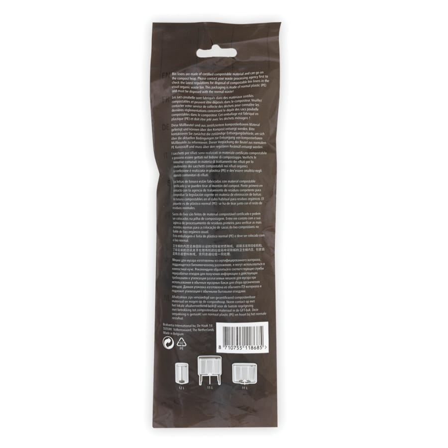 Brabantia kompostierbare Müllbeutel (X), 10-12 Liter