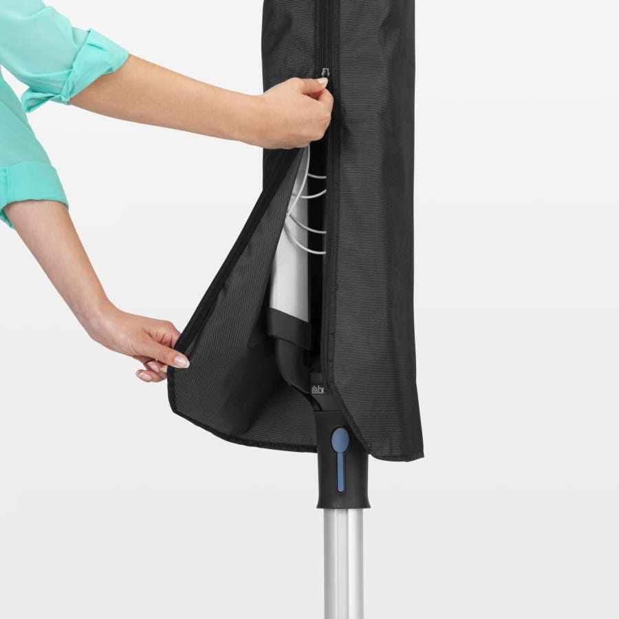 Brabantia Lift-O-Matic Advance Wäschespinne, 50 Meter, mit Schutzhülle