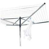 Brabantia Lift-O-Matic Wäschespinne, 60 Meter, mit Metall-Bodenanker