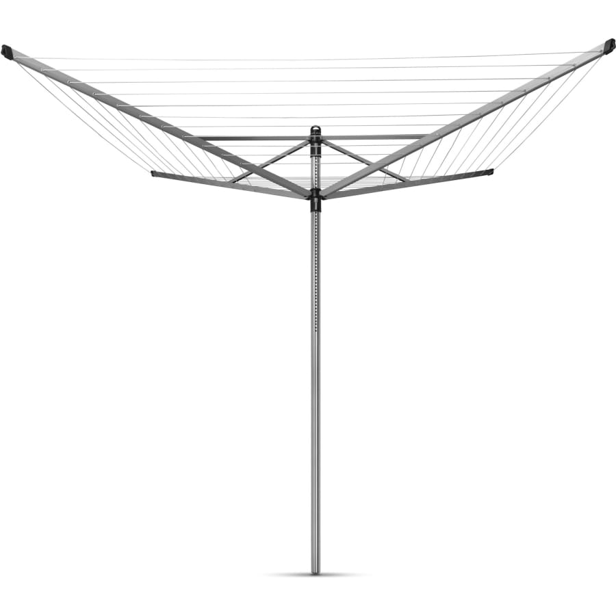 Brabantia Lift-O-Matic Wäschespinne, 60 Meter, mit Metall-Bodenanker