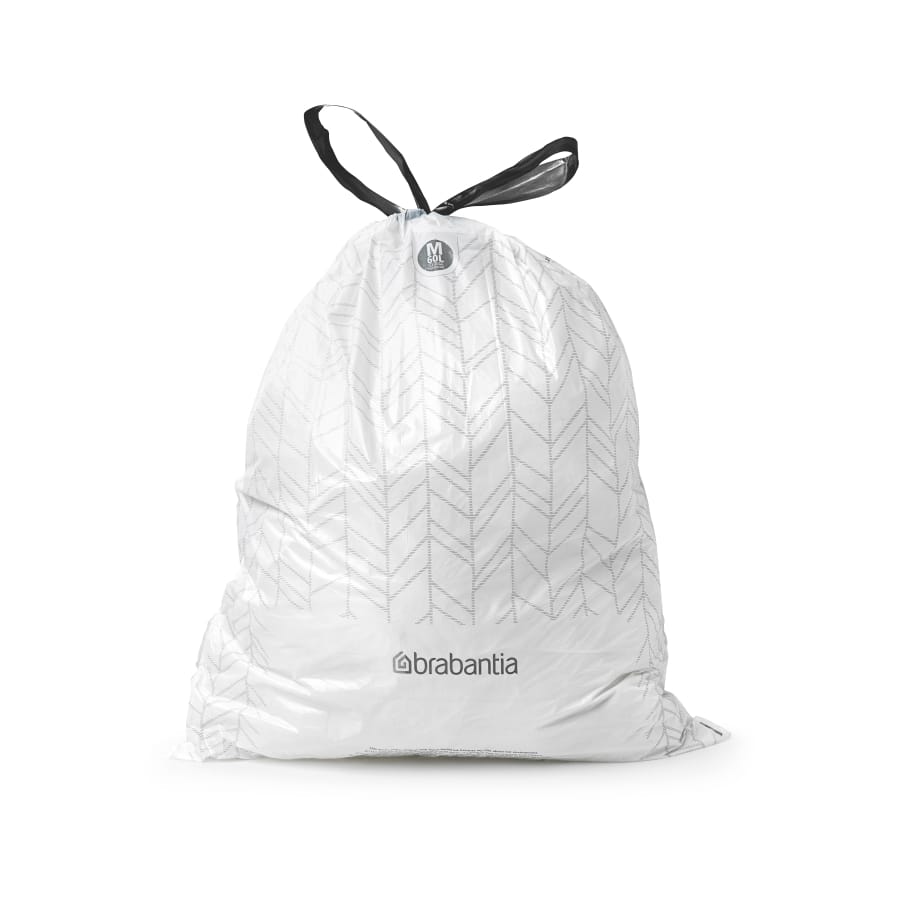 Brabantia (M) Müllbeutel PerfectFit, 60 Liter Karton (12 Packungen, 120 Beutel)