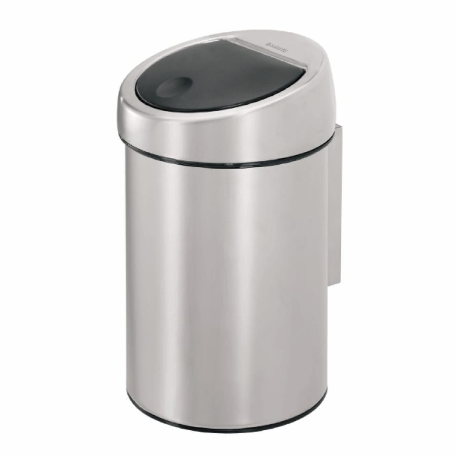 Brabantia NewIcon Touch Bin Abfallbehälter, 3 Liter, Edelstahl, Wandmontage matt steel