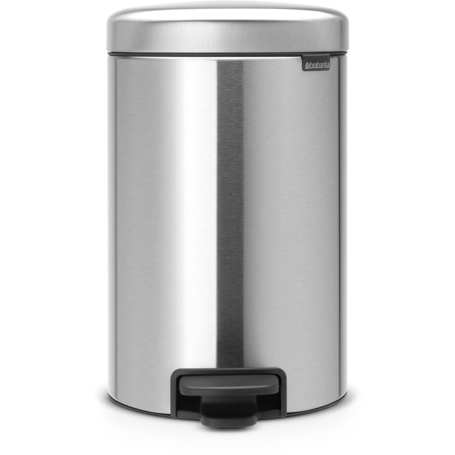 Brabantia NewIcon Treteimer, 12 Liter matt steel