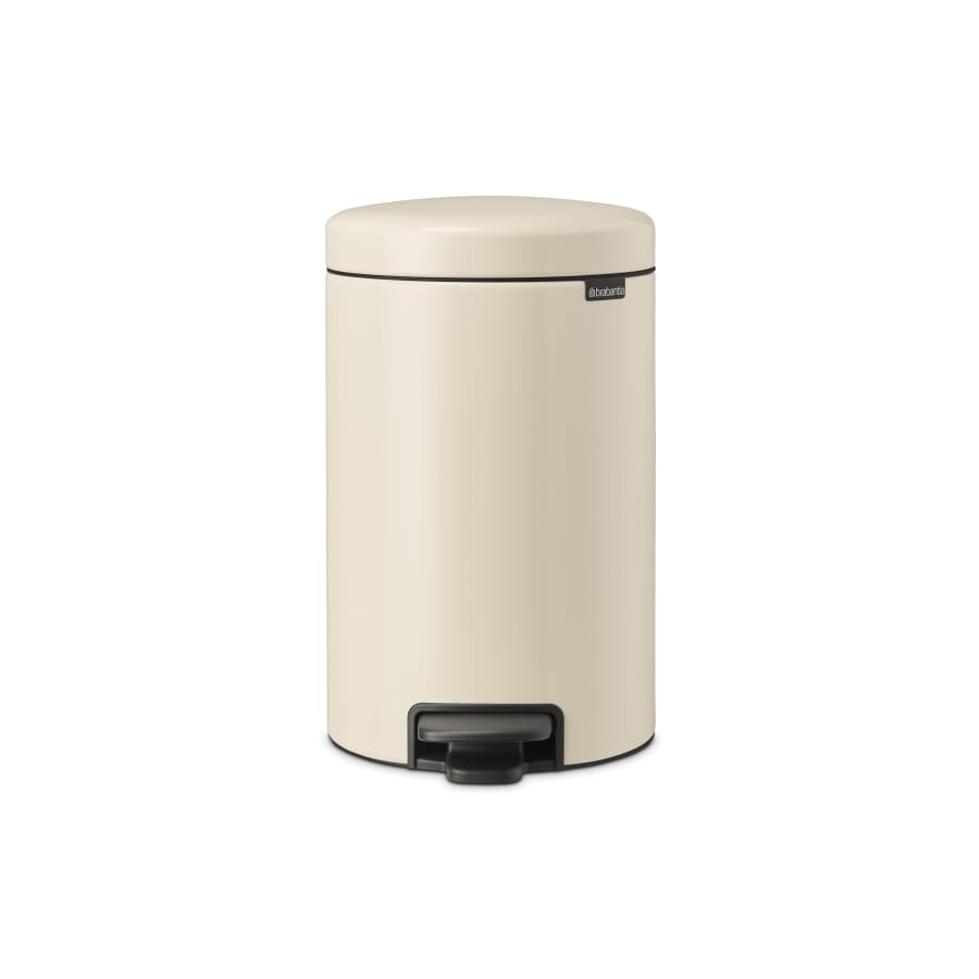 Brabantia NewIcon Treteimer, 12 Liter soft beige