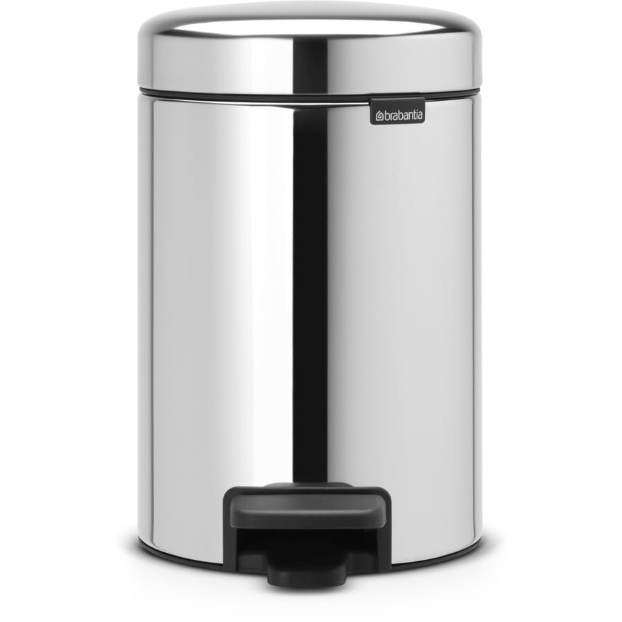 Brabantia NewIcon Treteimer, 3 Liter brilliant steel