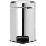 Brabantia NewIcon Treteimer, 3 Liter brilliant steel