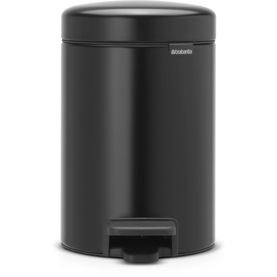 Brabantia NewIcon Treteimer, 3 Liter matt black