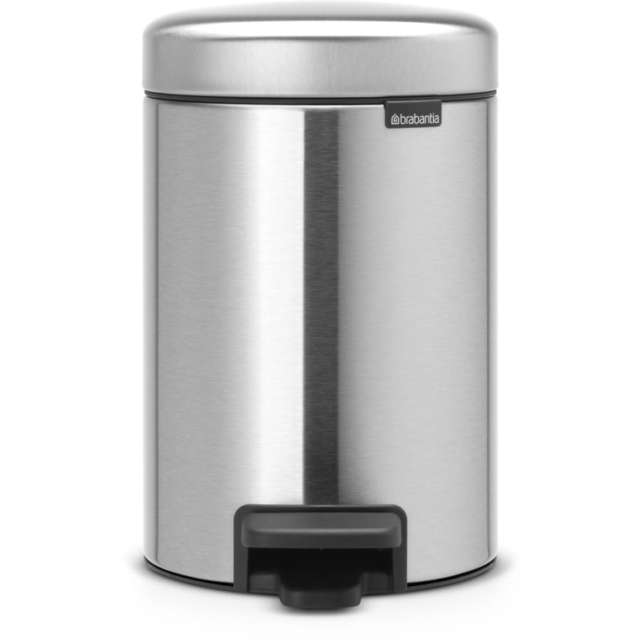Brabantia NewIcon Treteimer, 3 Liter matt steel fingerprint proof